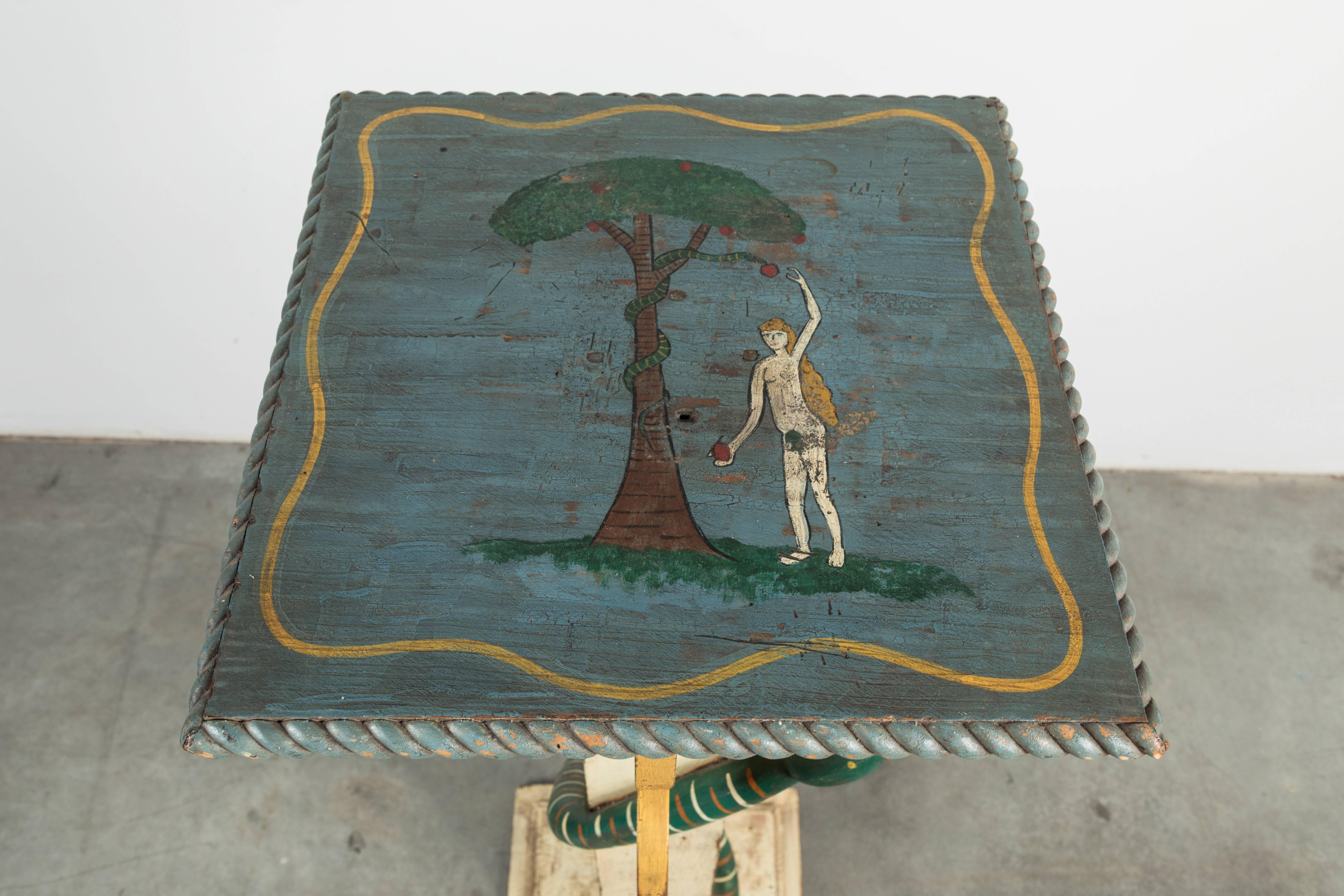 American Folk Art Adam and Eve from Midwest Lodge For Sale