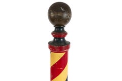 Folk Art American Country Barber Pole