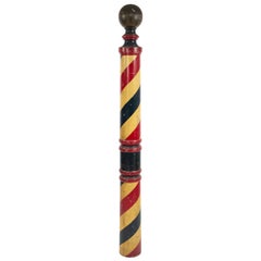 Folk Art Américain Country Barber Pole