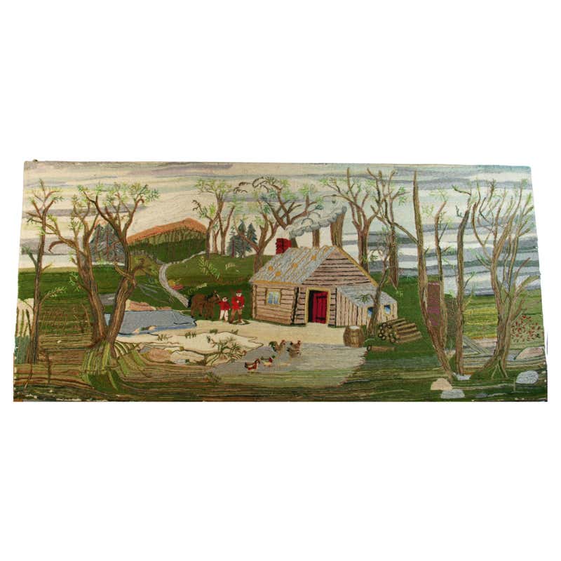 Ruth Reeves Wall Hanging, circa 1930 American Modernist For Sale at 1stDibs