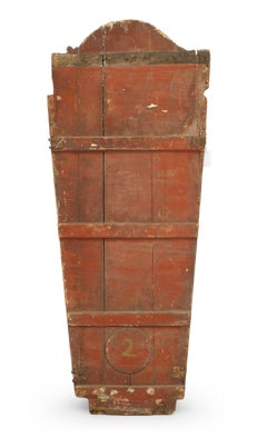 Folk Art Americana Victorian Carved Mirrored Carousel Panels