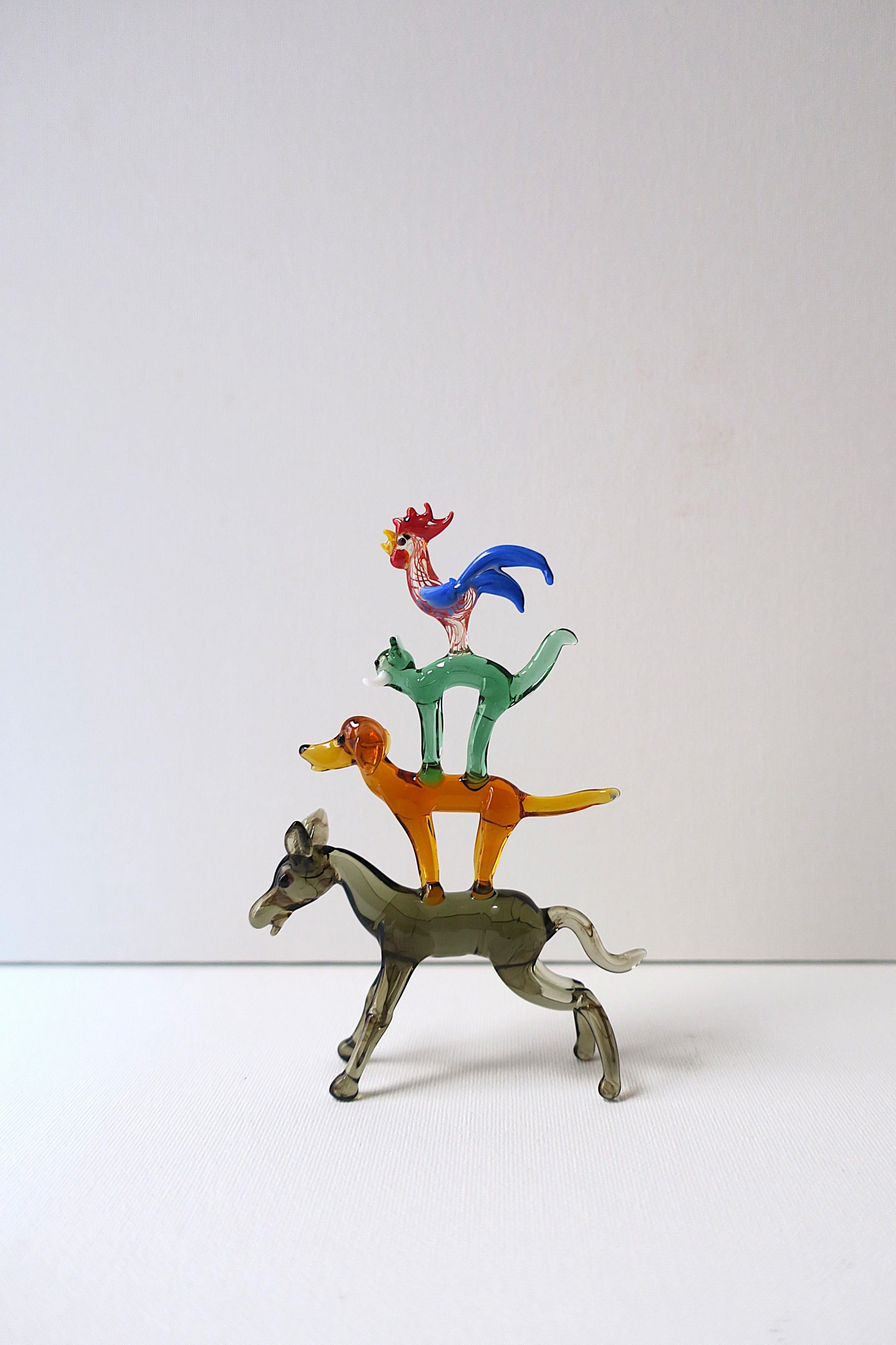 Hand-Crafted Folk Art Animal Sculpture For Sale