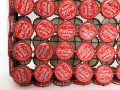 Folk Art Tasche, hergestellt von Coca Cola Kronkorken. Burkina Faso, Ende der 80er Jahre.