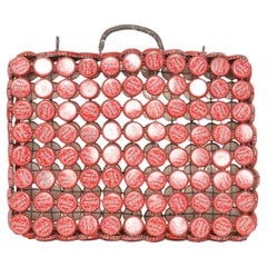 Sac Folk Art, fabriqué à partir de capsules de Coca Cola. Burkina Faso, fin des années 80.