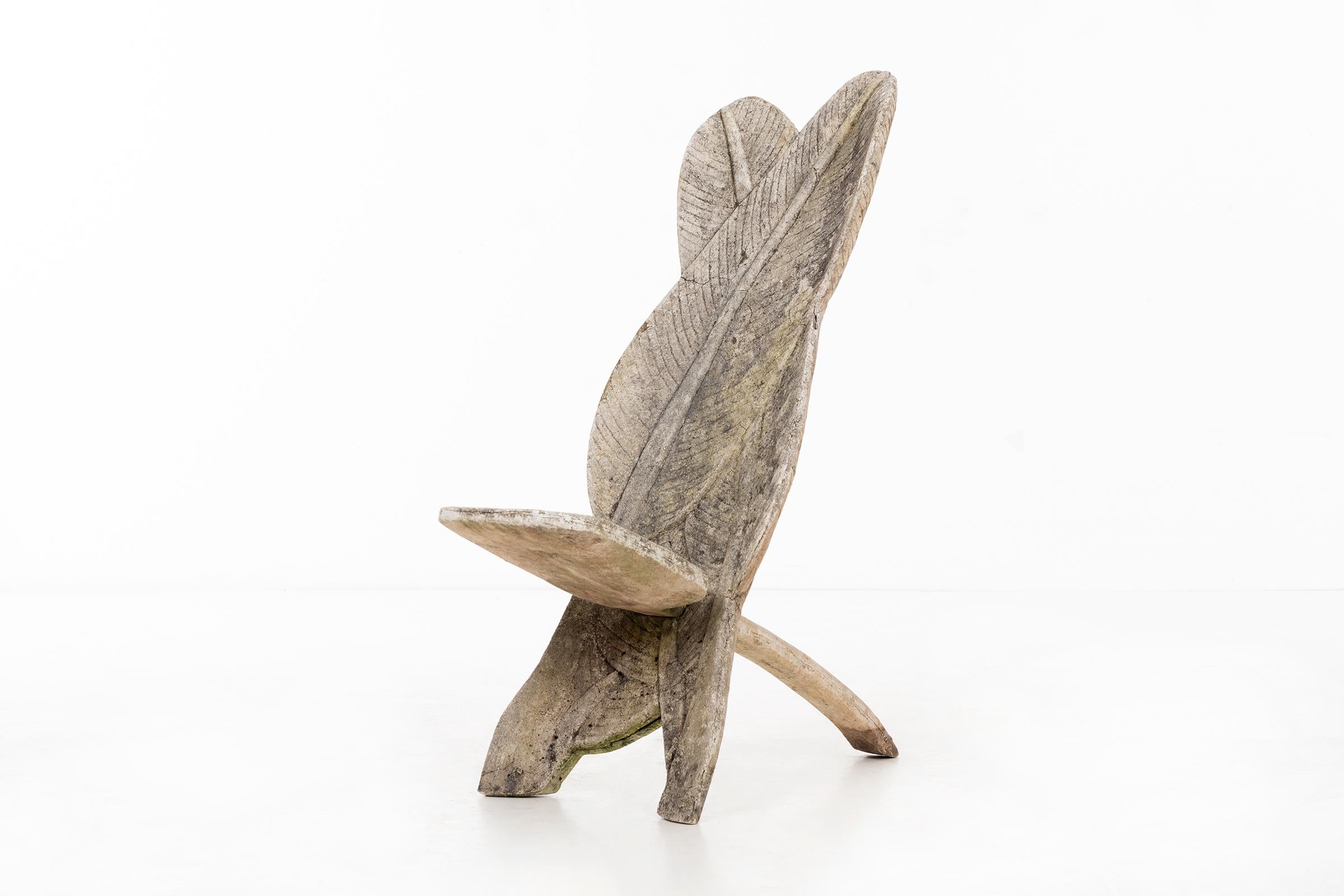 Folk Art Banana Leaf Chair 1