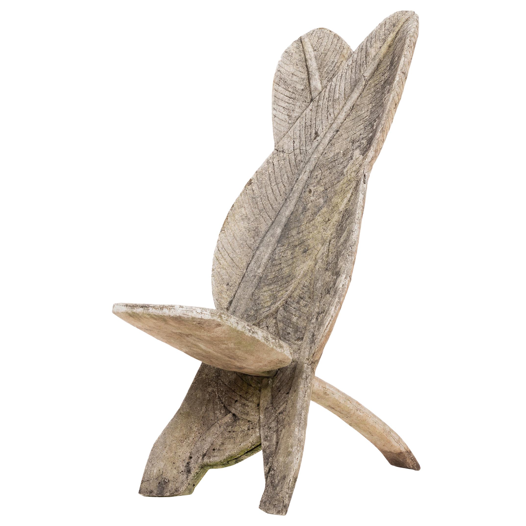 Folk Art Banana Leaf Chair