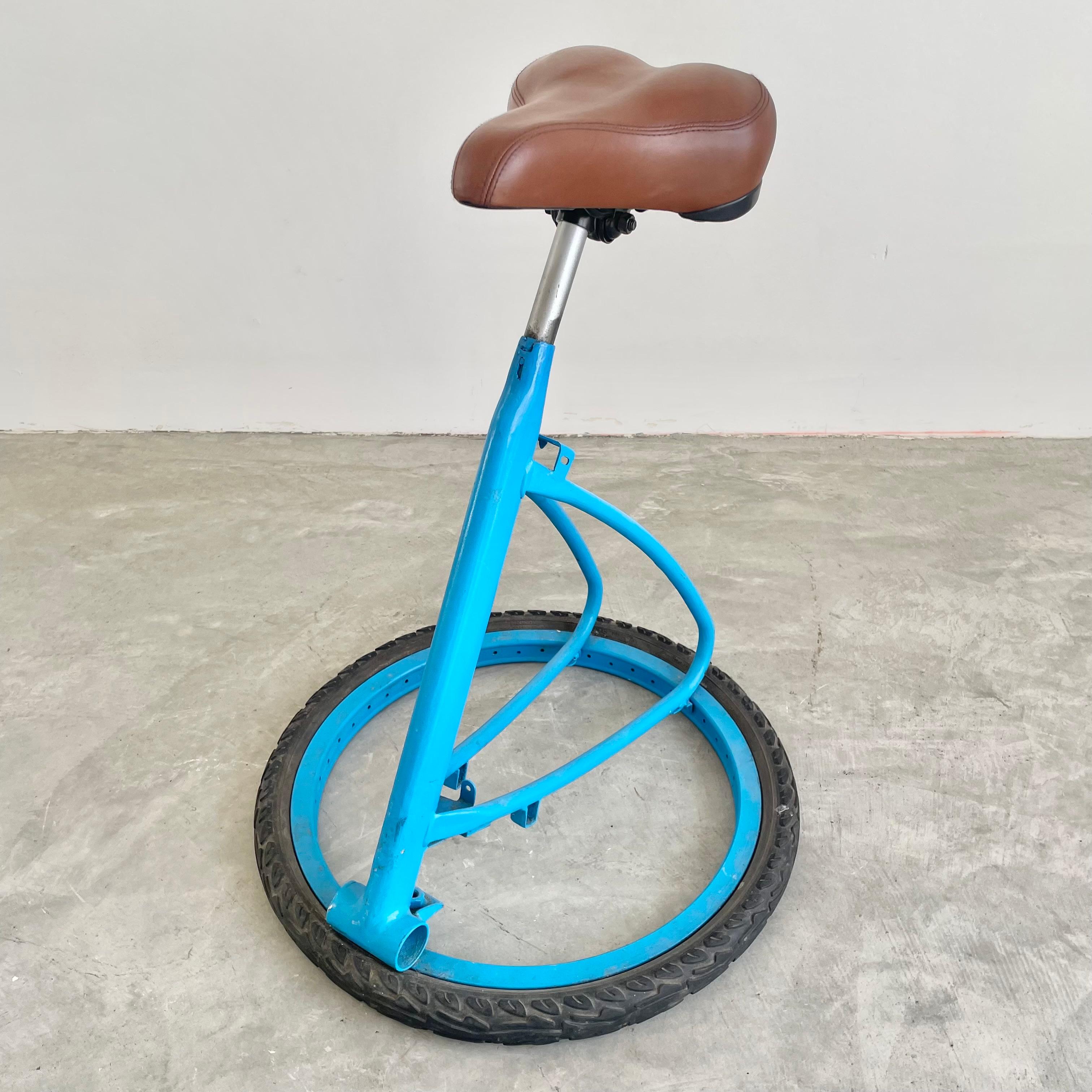 French Folk Art Bicycle Stool, 1980s France For Sale