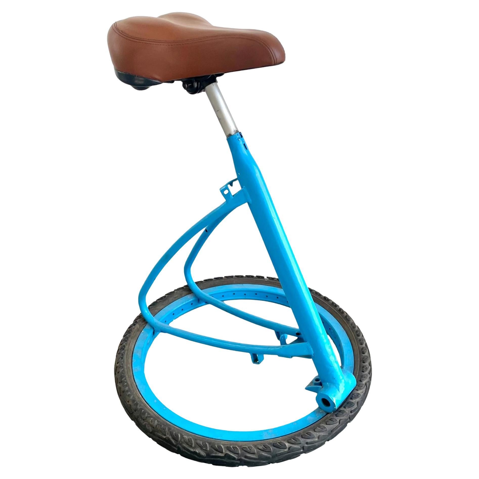Taburete Folk Art Bicicleta, años 80 Francia