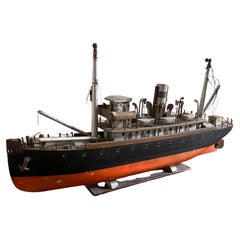 Antique Folk Art Boat Model, 1930’s