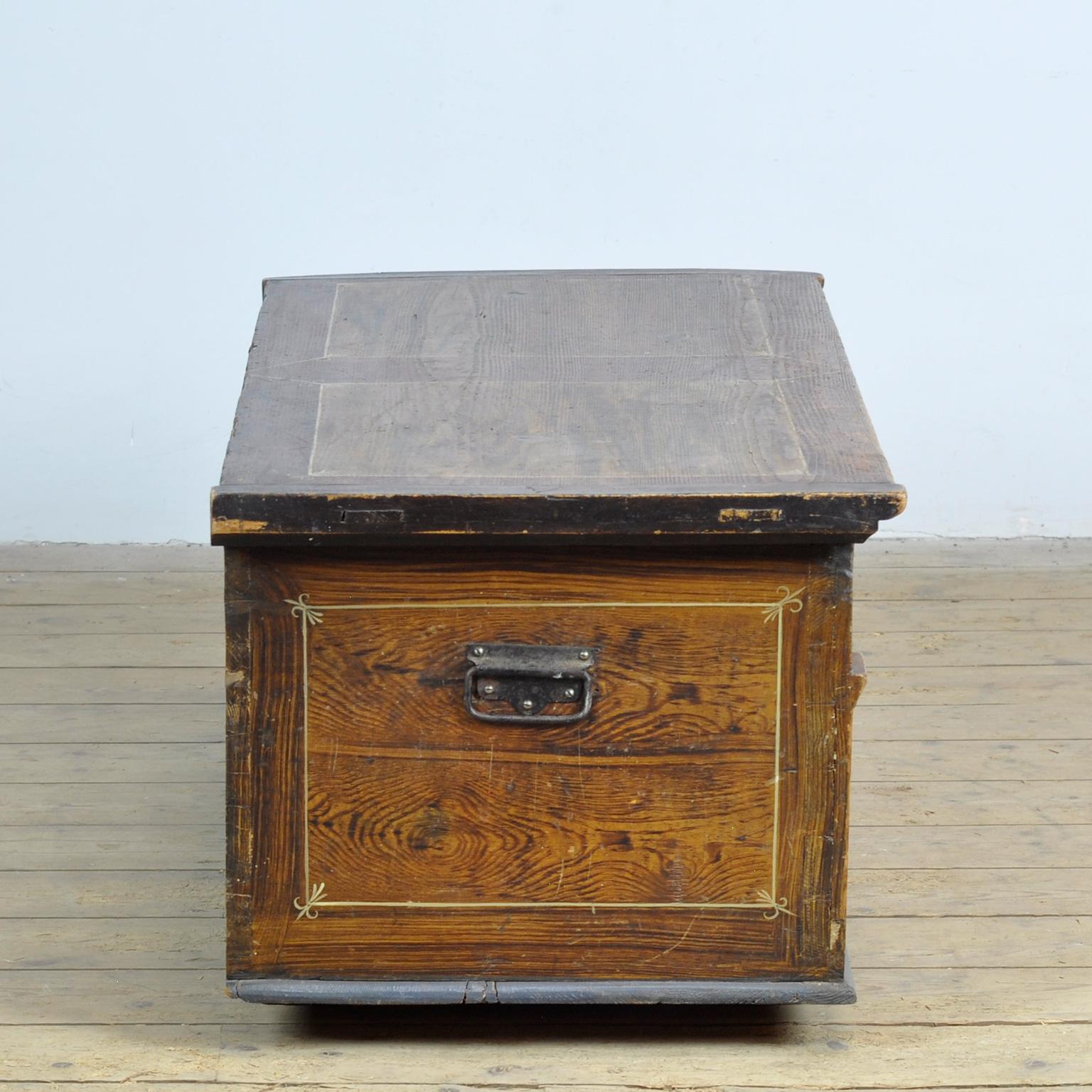 Folk-Art Bridal Chest, anno 1875 en vente 7