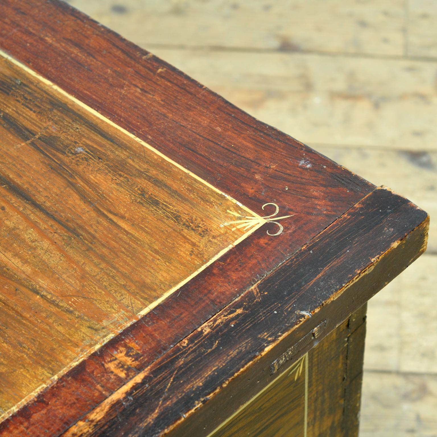 Folk-Art Bridal Chest, anno 1875 en vente 1