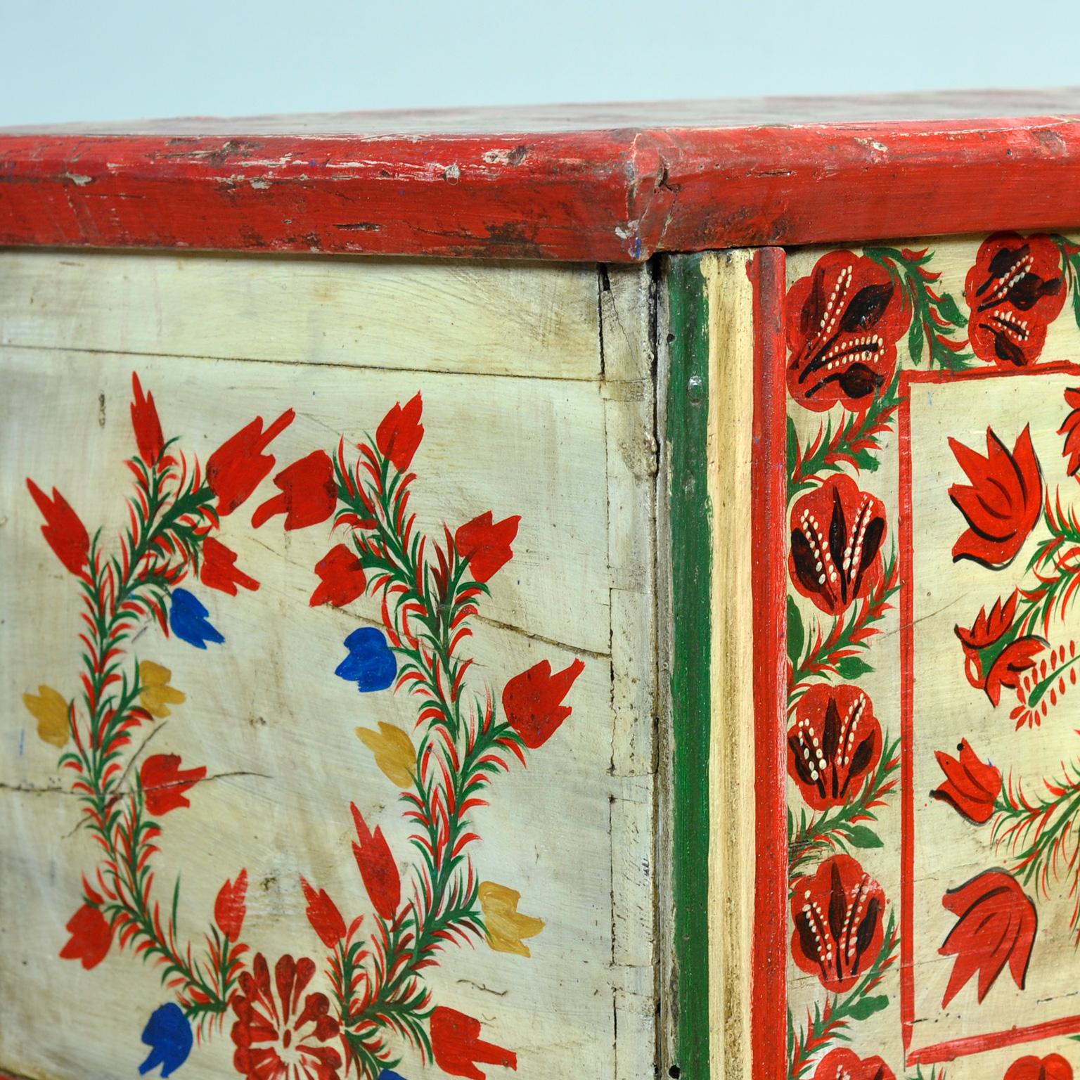 Cassapanca da sposa Folk Art, 1950 circa in vendita 5