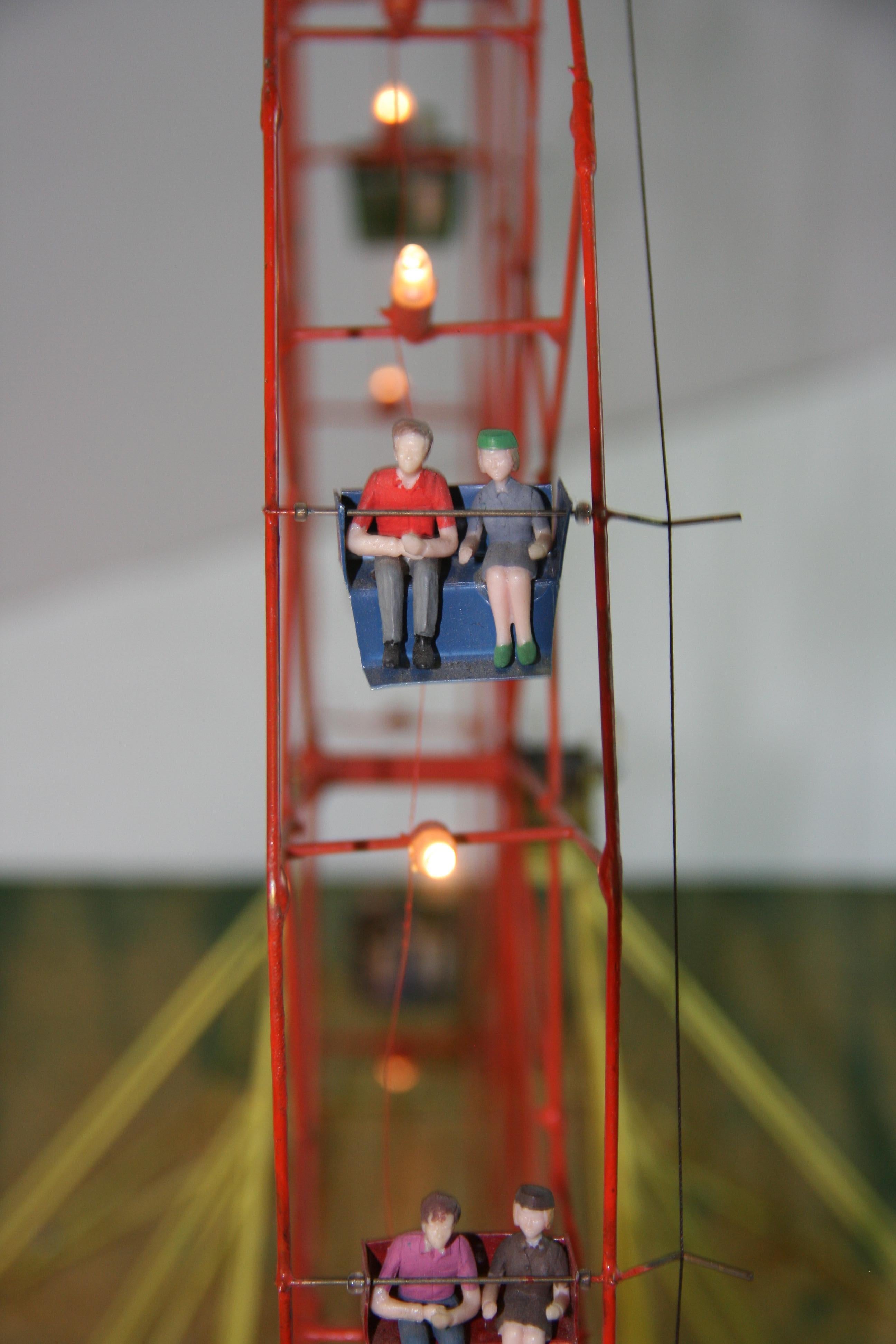 Folk Art Carnival Motorized Ferris Wheel For Sale 7