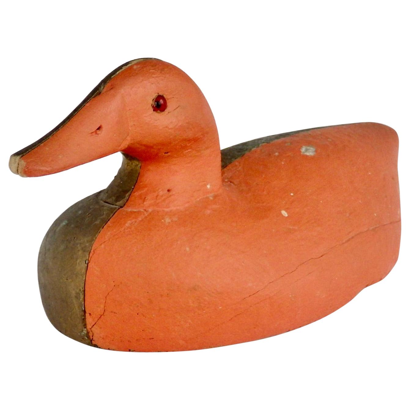 Details about   Wooden Hand Crafted Hand Painted Decoy Duck 9” 