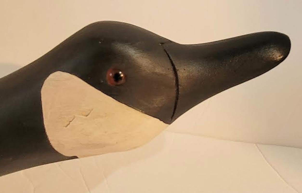 Hand-Carved Folk Art Carved Goose