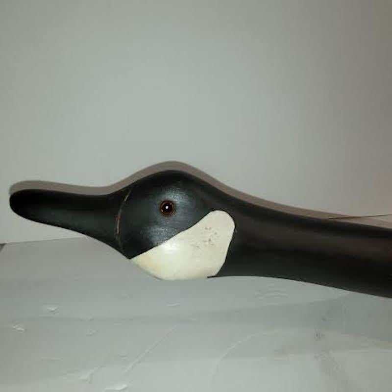 20th Century Folk Art Carved Goose