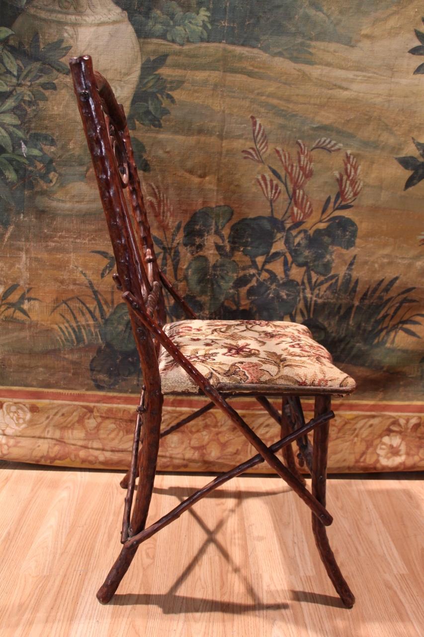 Folk Art Chair, Black Forest In Branches (Holz) im Angebot