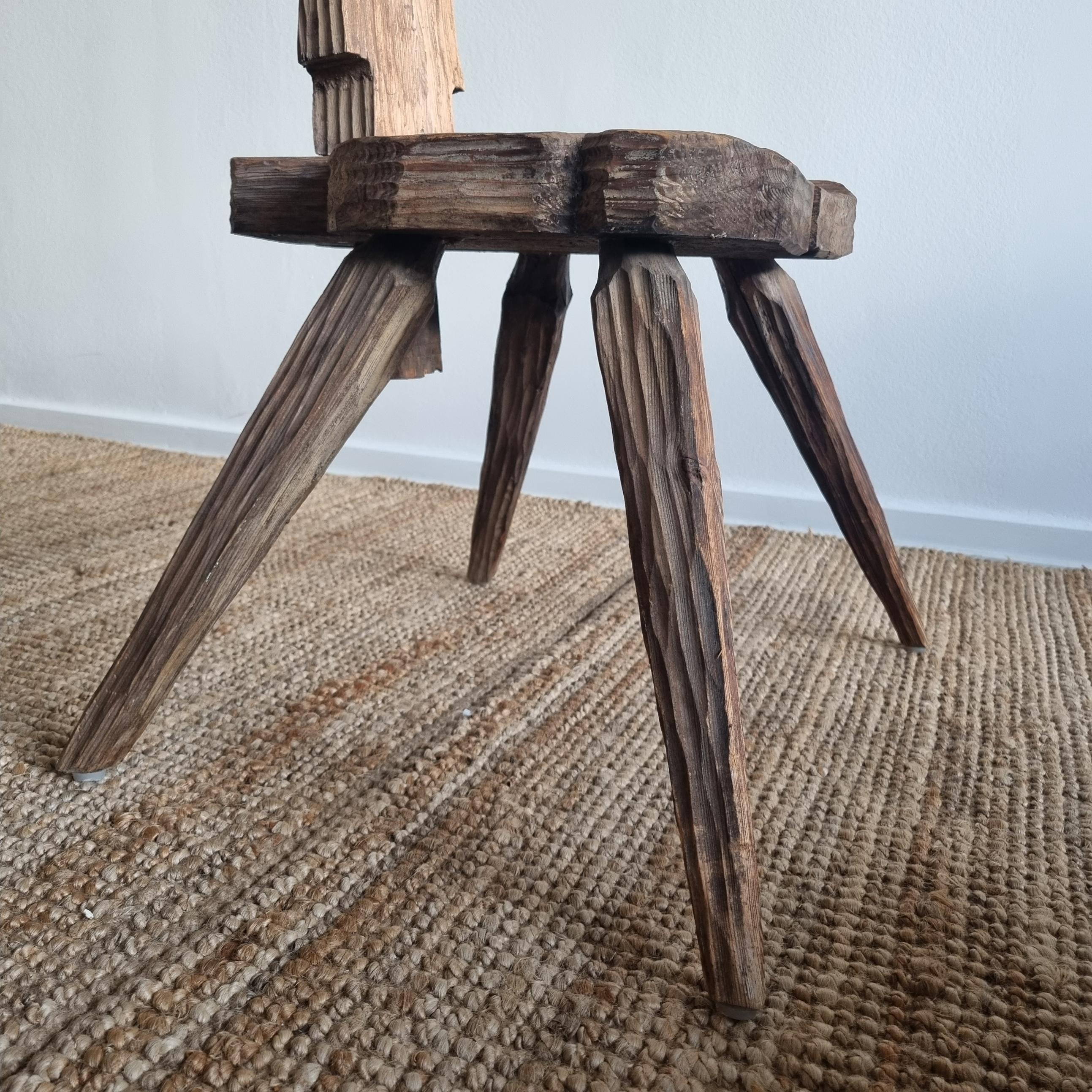 Folk Art Chair from Finland ca 1930 For Sale 1