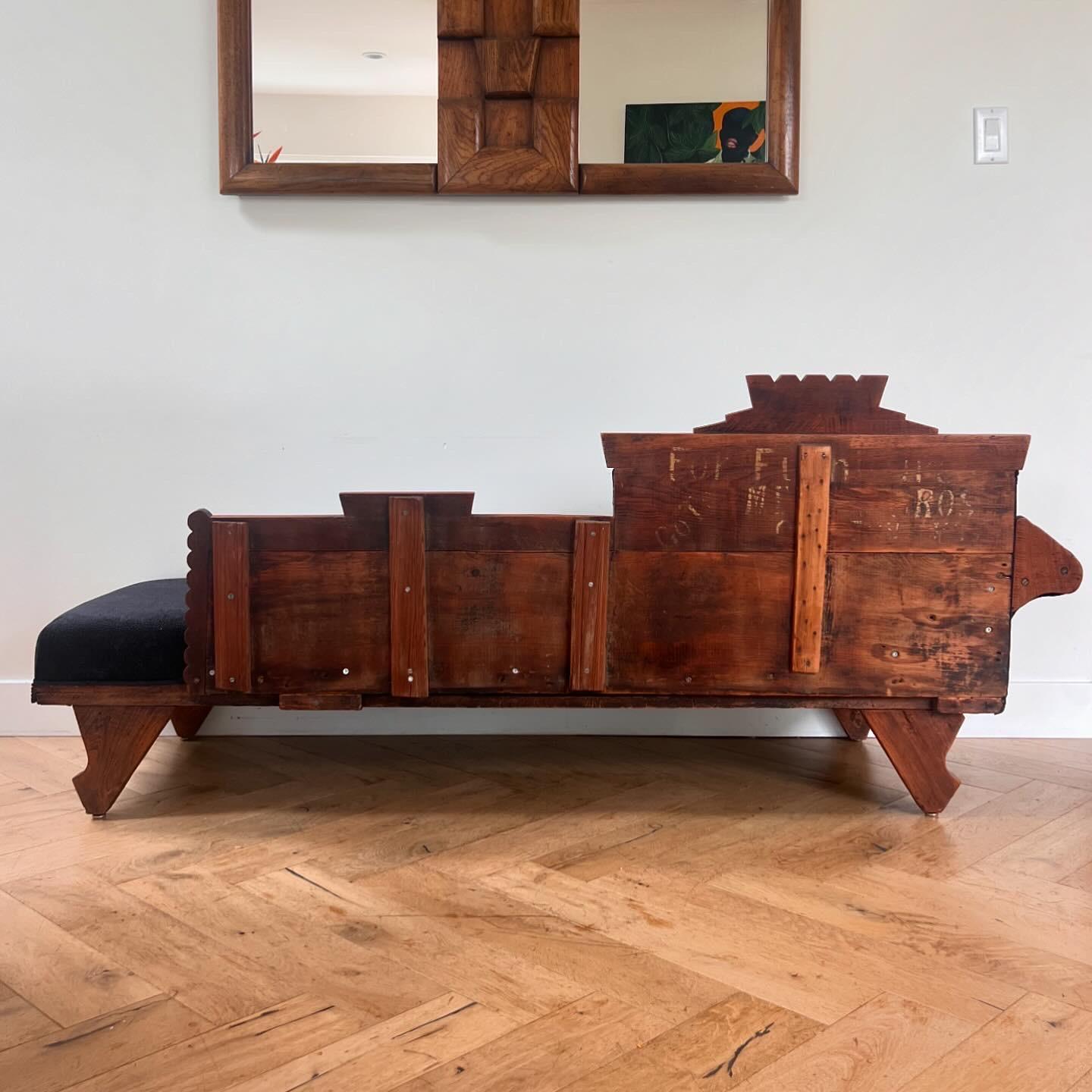 Unknown Folk art chaise longue, early 20th century