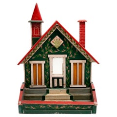 Etagère à plateaux Folk Art Cottage Comb, Circa Late 1800s