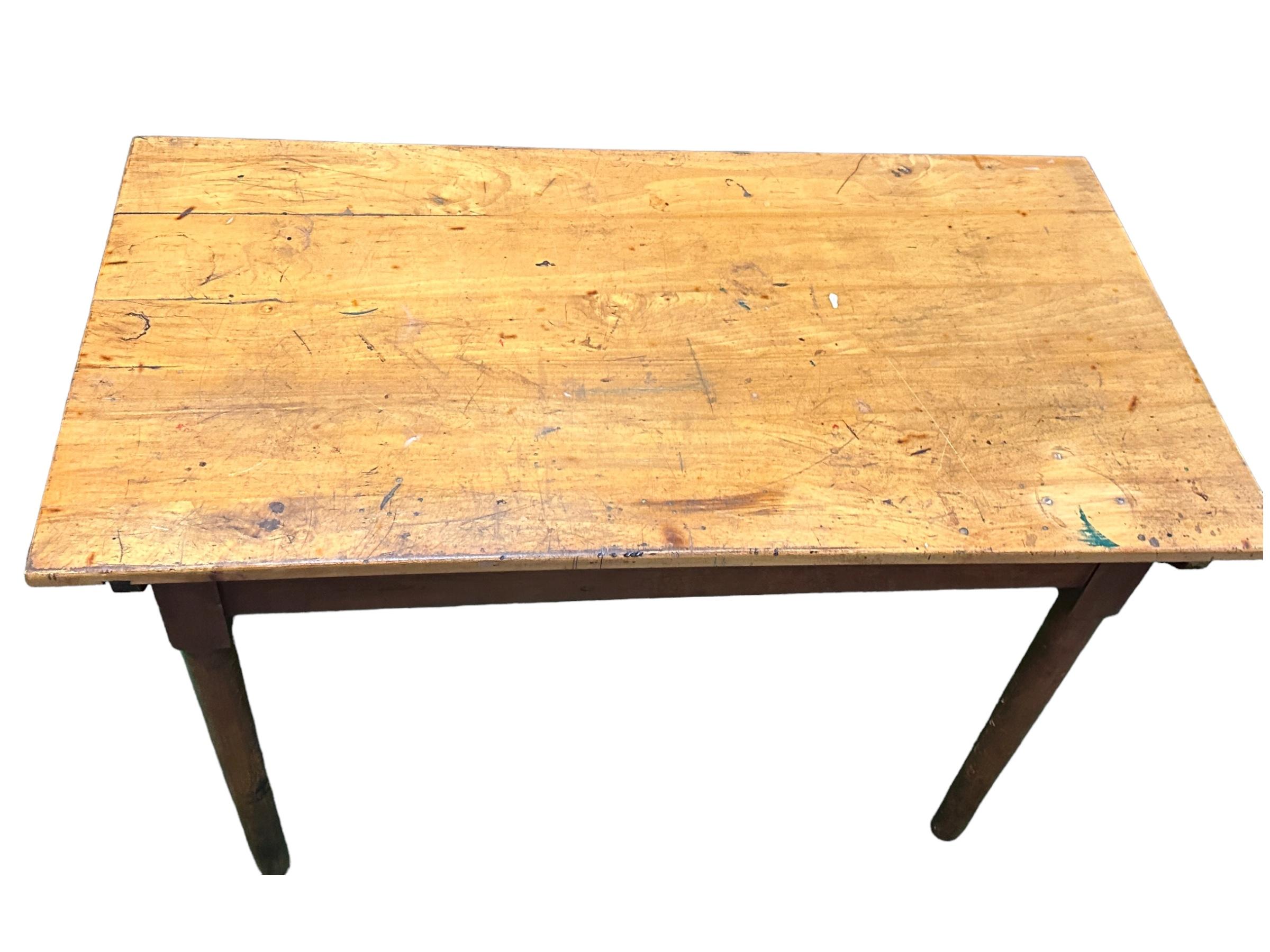 Hand-Crafted Folk Art Cottage Farm Tavern Table out of Humbser Brewery Fürth Bavaria 1950s For Sale