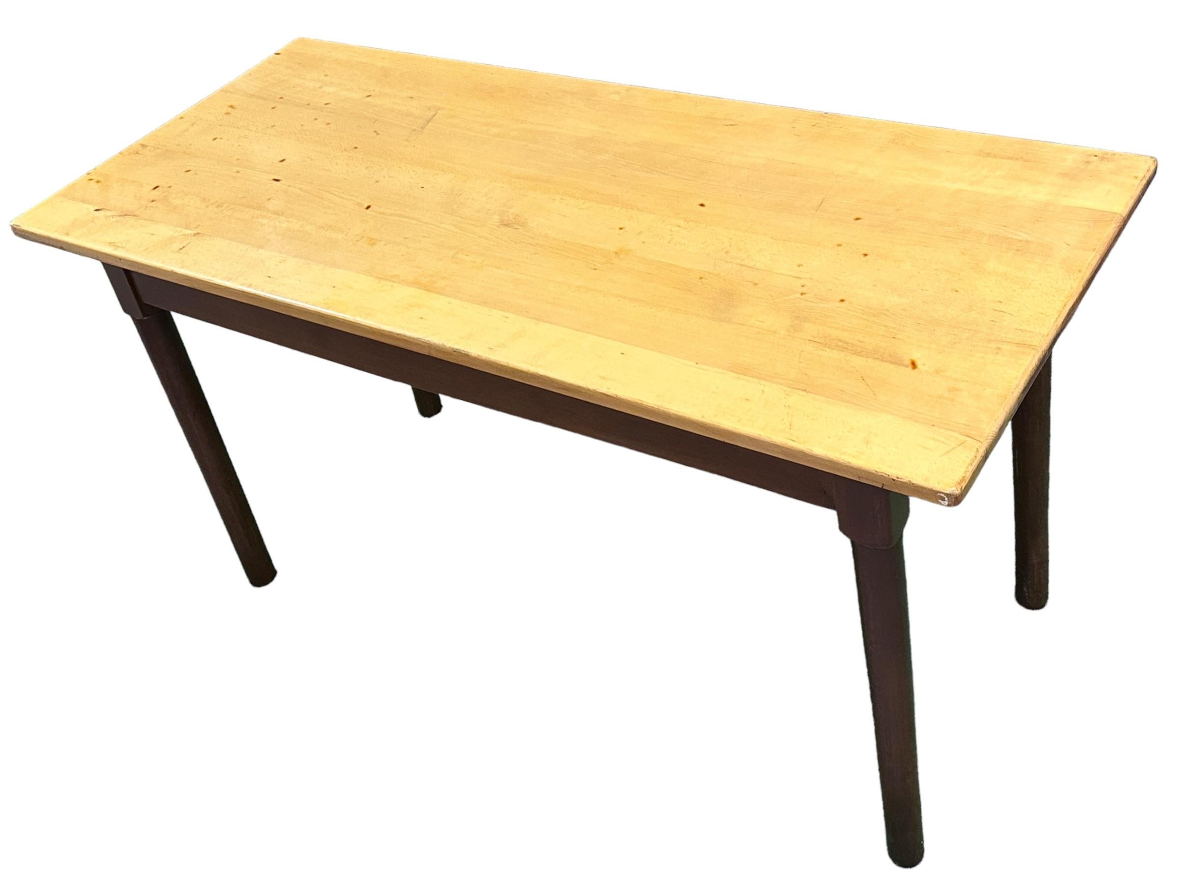 Mid-20th Century Folk Art Cottage Farm Tavern Table out of Humbser Brewery Fürth Bavaria 1950s For Sale