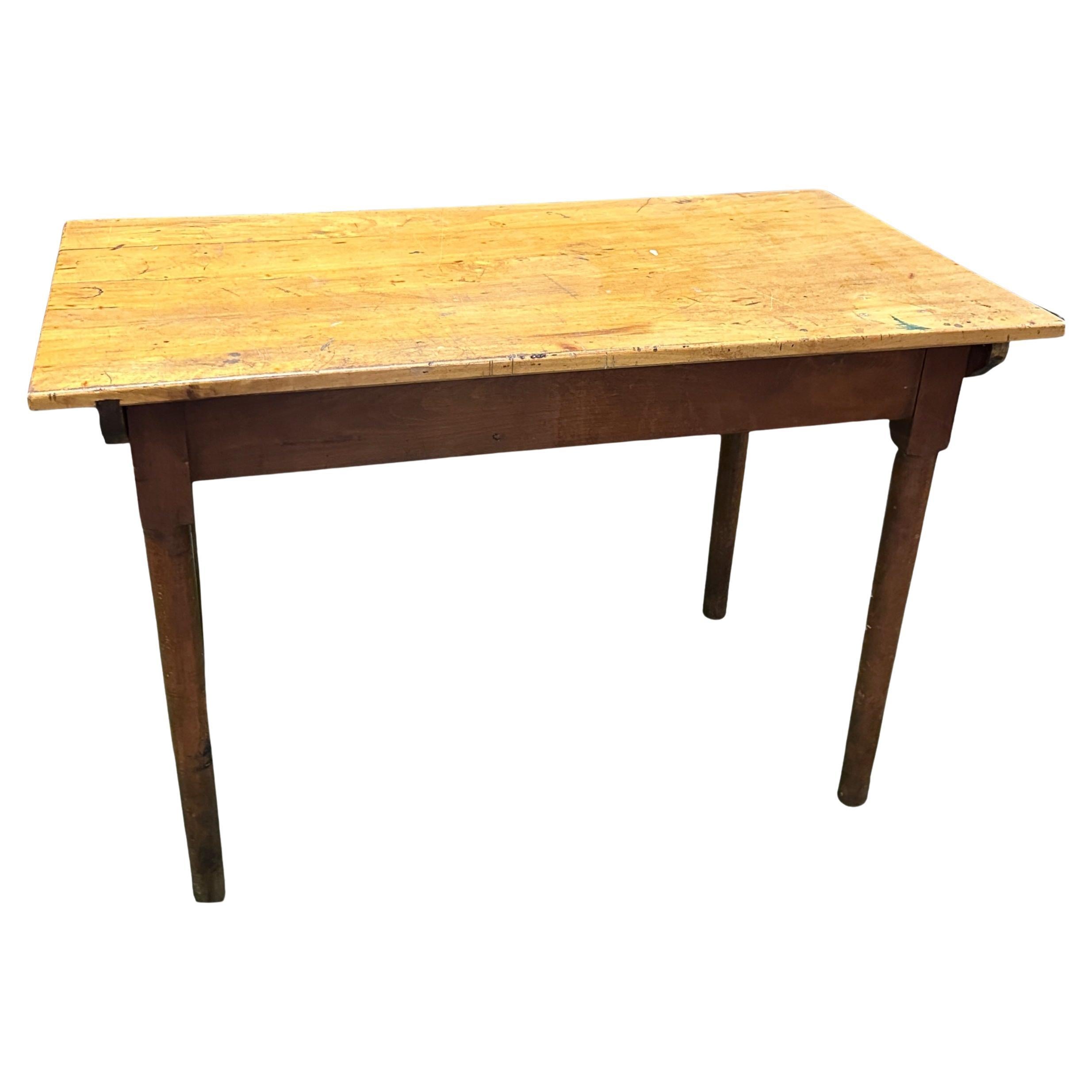 Folk Art Cottage Farm Tavern Table out of Humbser Brewery Fürth Bavaria 1950s For Sale