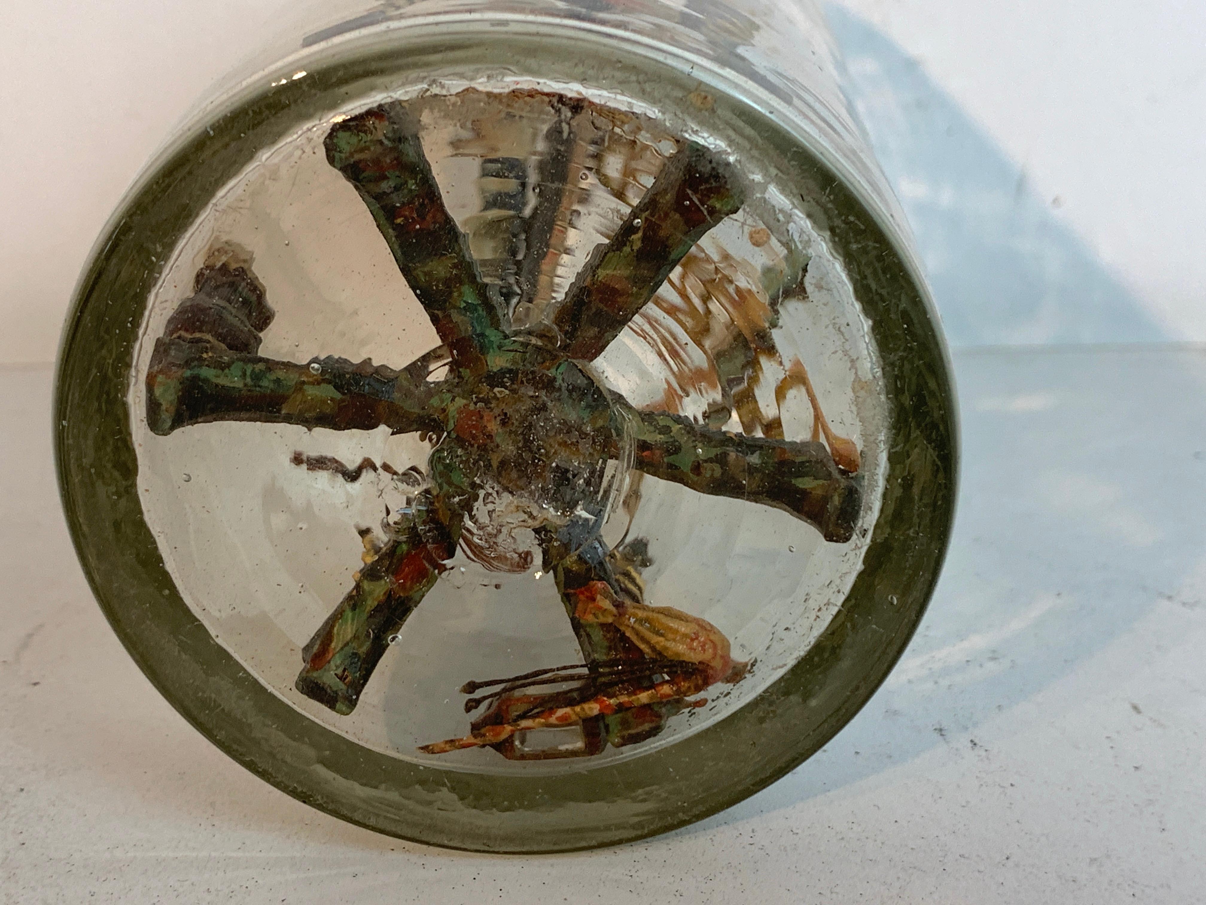 Folk Art Crucifixion Scene in a Bottle 9