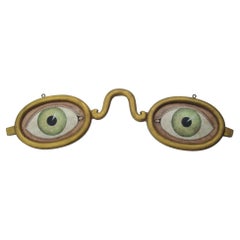 Folk Art Decorative Spectacles, Eyeglasses Optometrist Trade Sign