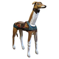 Sculpture d'artisanat chien