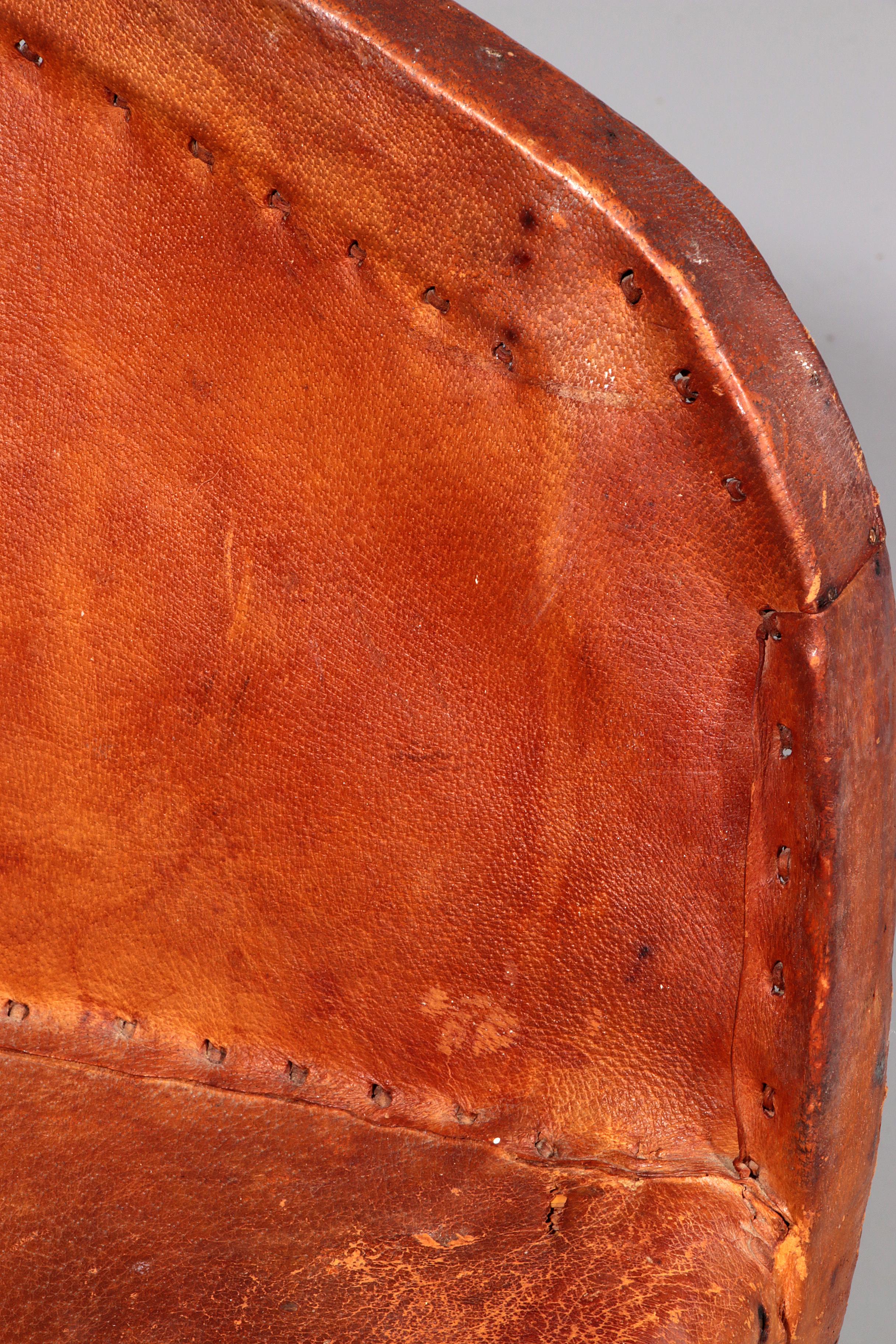 Folk Art Equipale Ostrich Chair Leather Mexico 1970s For Sale 13