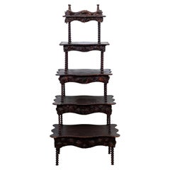 Folk Art Etagere