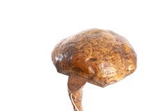 Folk Art floor lamp , natural parts from pinewood