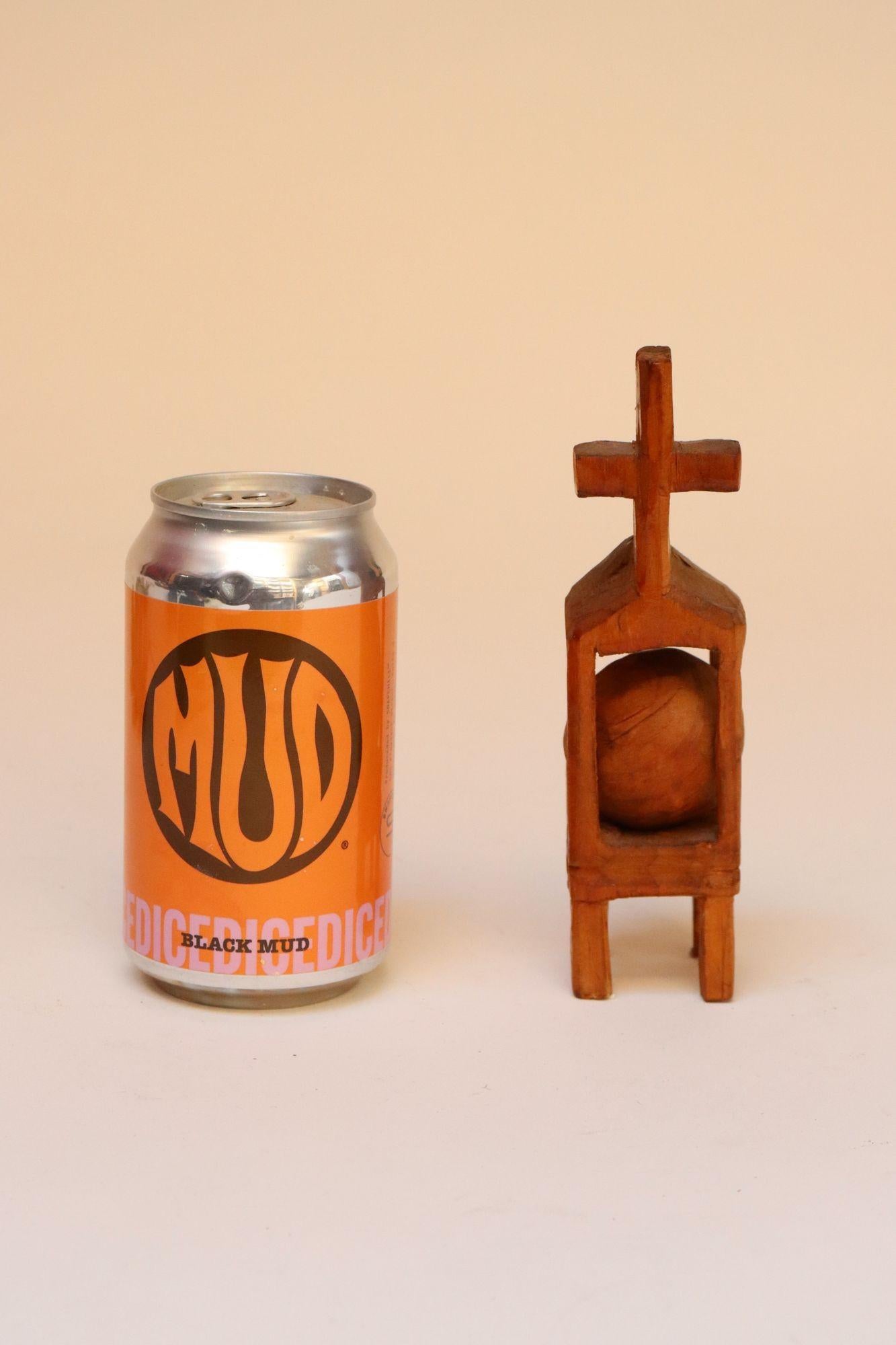 Folk Art Carved Hand-Carved Devotional 