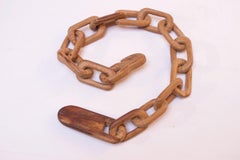 Folk Art Hand Carved Spruce Whimsy Chain