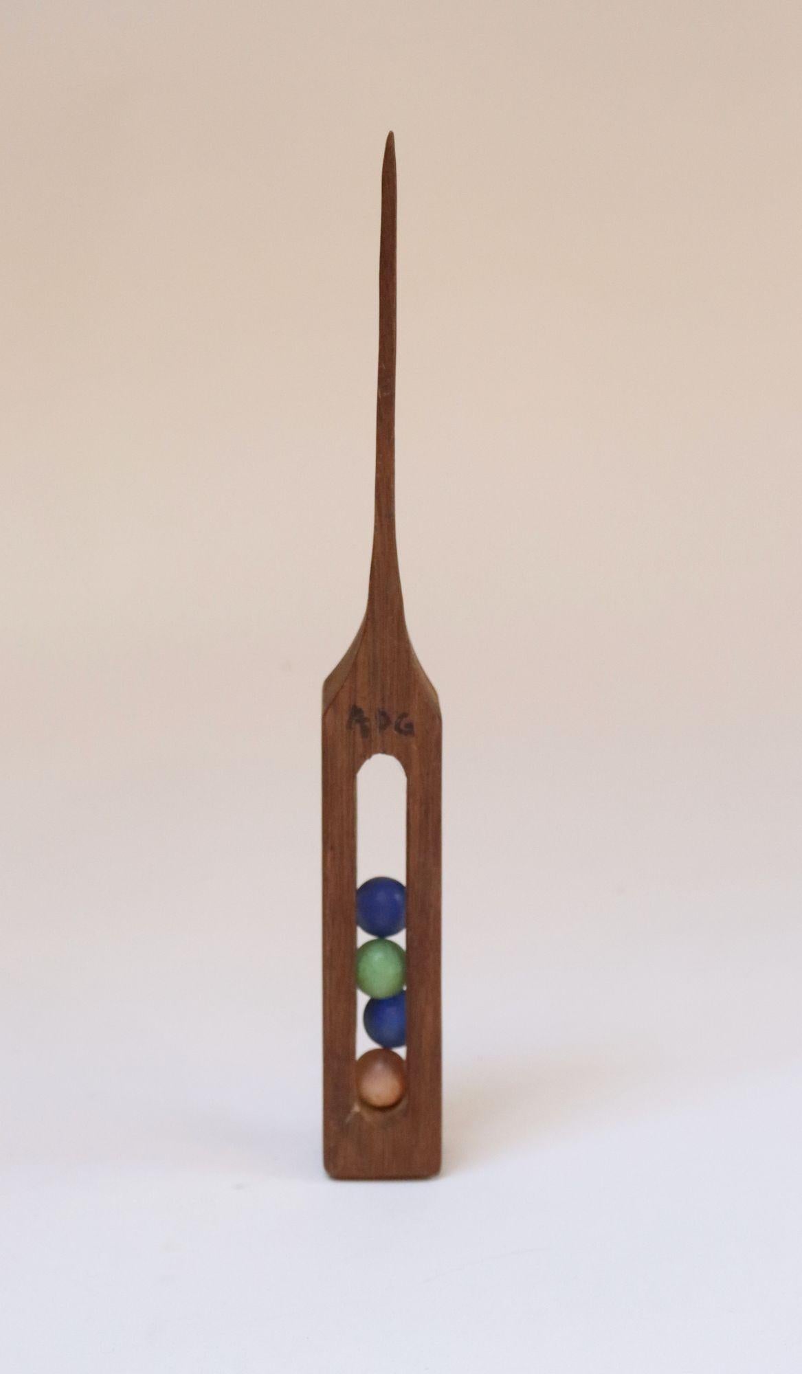 Tagliacarte Folk Art Carved intagliato a mano 