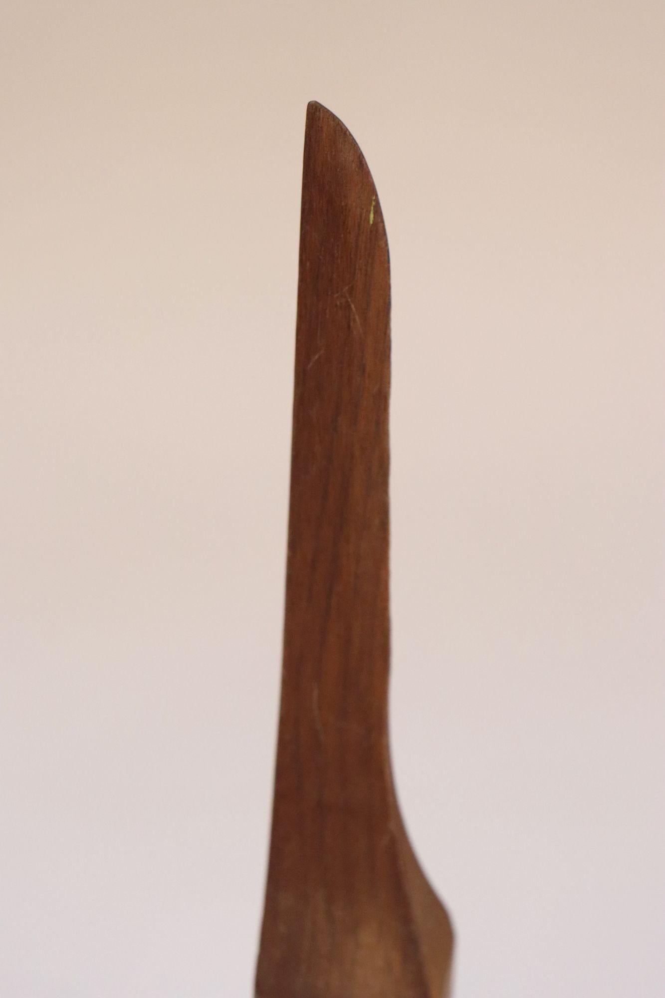 Vetro Tagliacarte Folk Art Carved intagliato a mano 