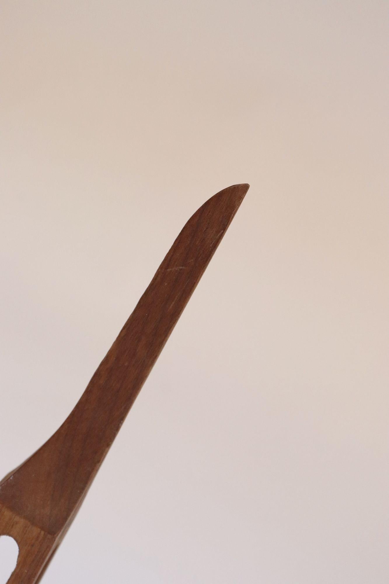 Tagliacarte Folk Art Carved intagliato a mano 