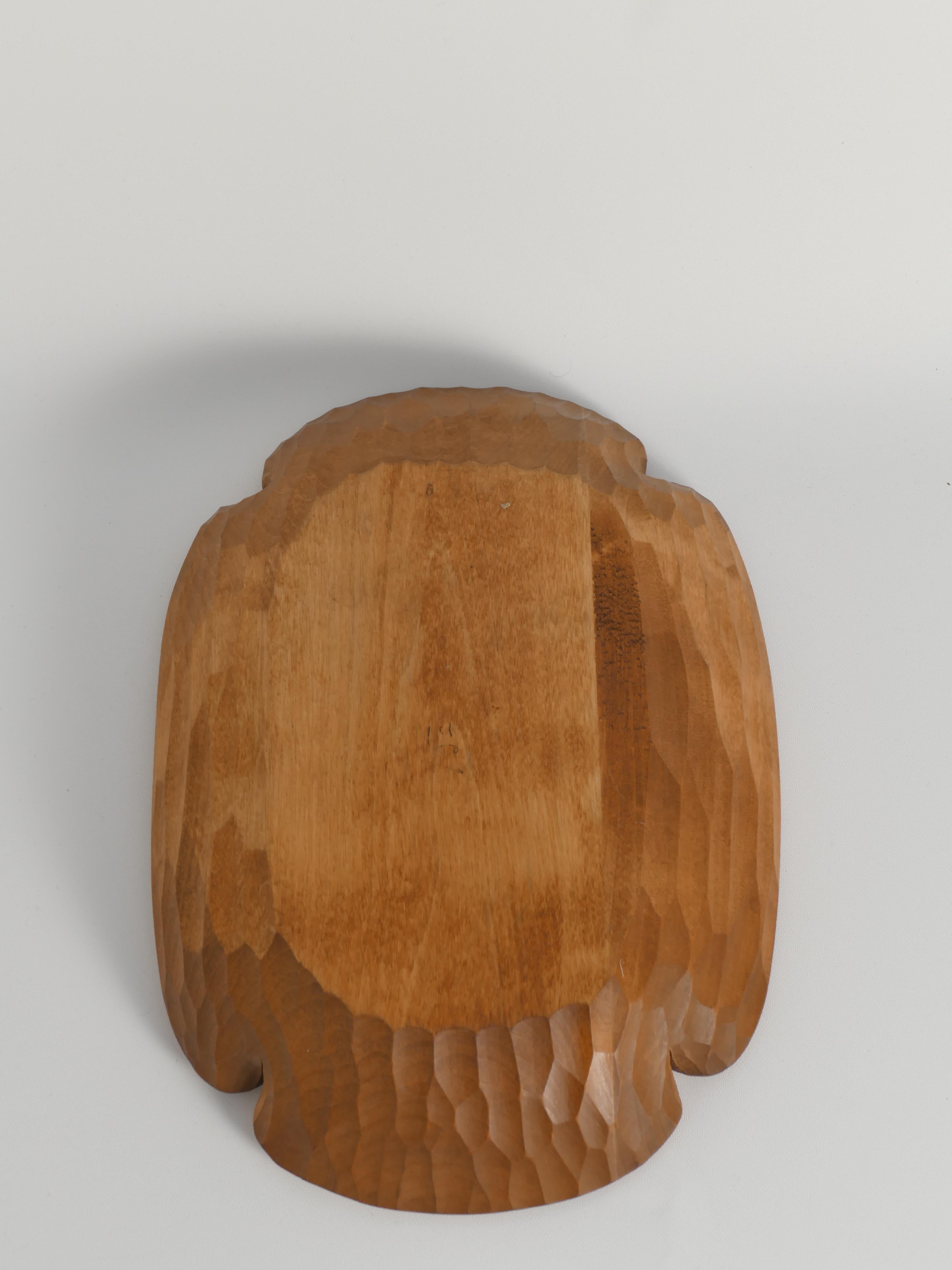 Bol en bois sculpté à la main, Suède, années 1930 en vente 3