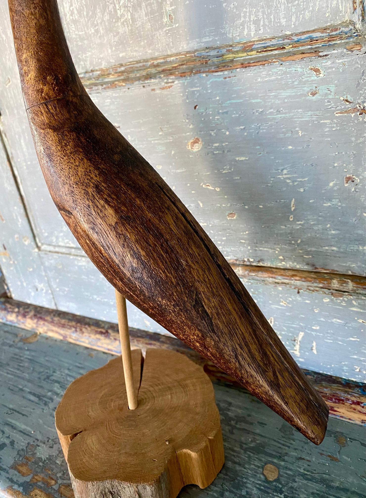 American Folk Art Heron Decoy For Sale