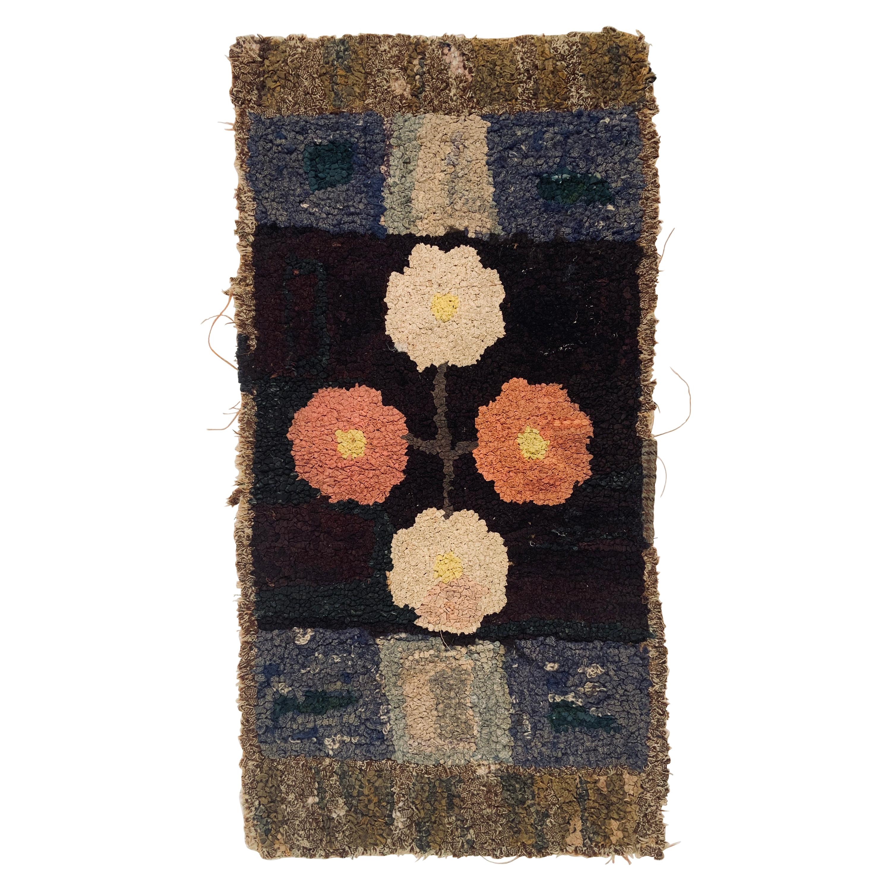 Hooked Rug at 1stDibs