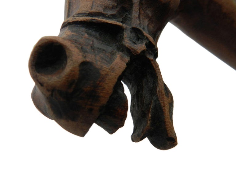 Folk Art Horse Head Walking Stick English Midcentury For Sale at 1stDibs