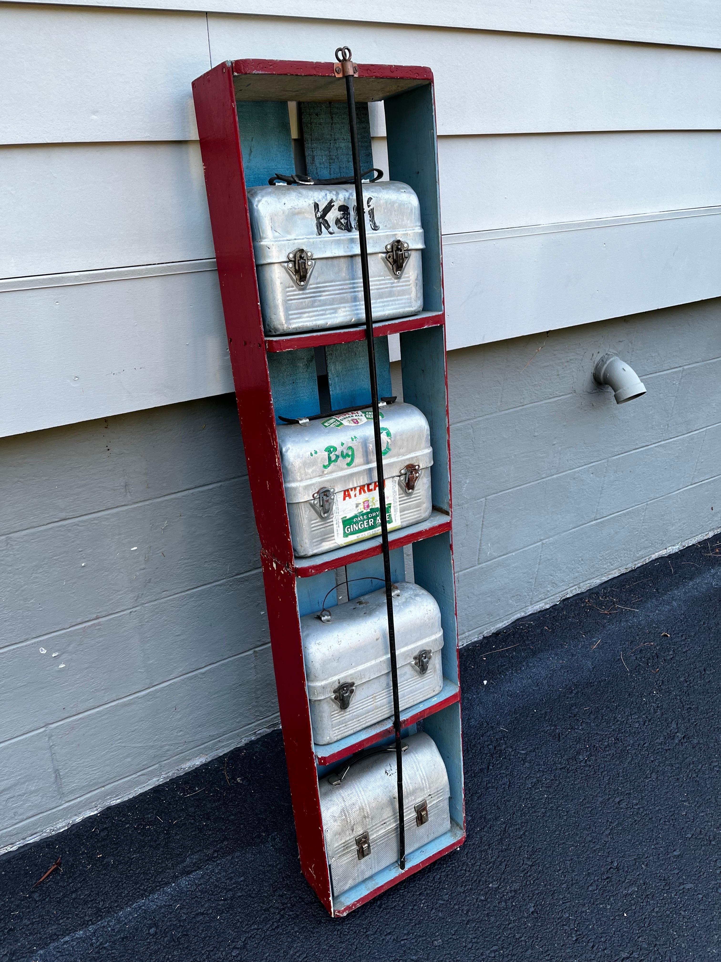 Folk Art Lunch Box Sculpture For Sale 8