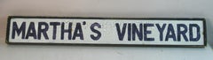 1950s Hand-Painted Antique Folk Art Sign from Martha's Vineyard