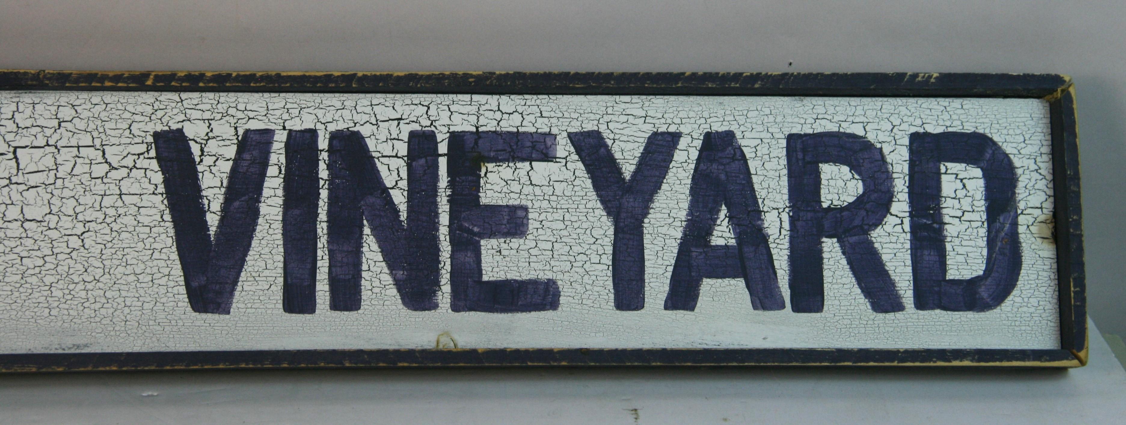 Milieu du XXe siècle Enseigne peinte à la main Folk Art Martha's Vineyard en vente