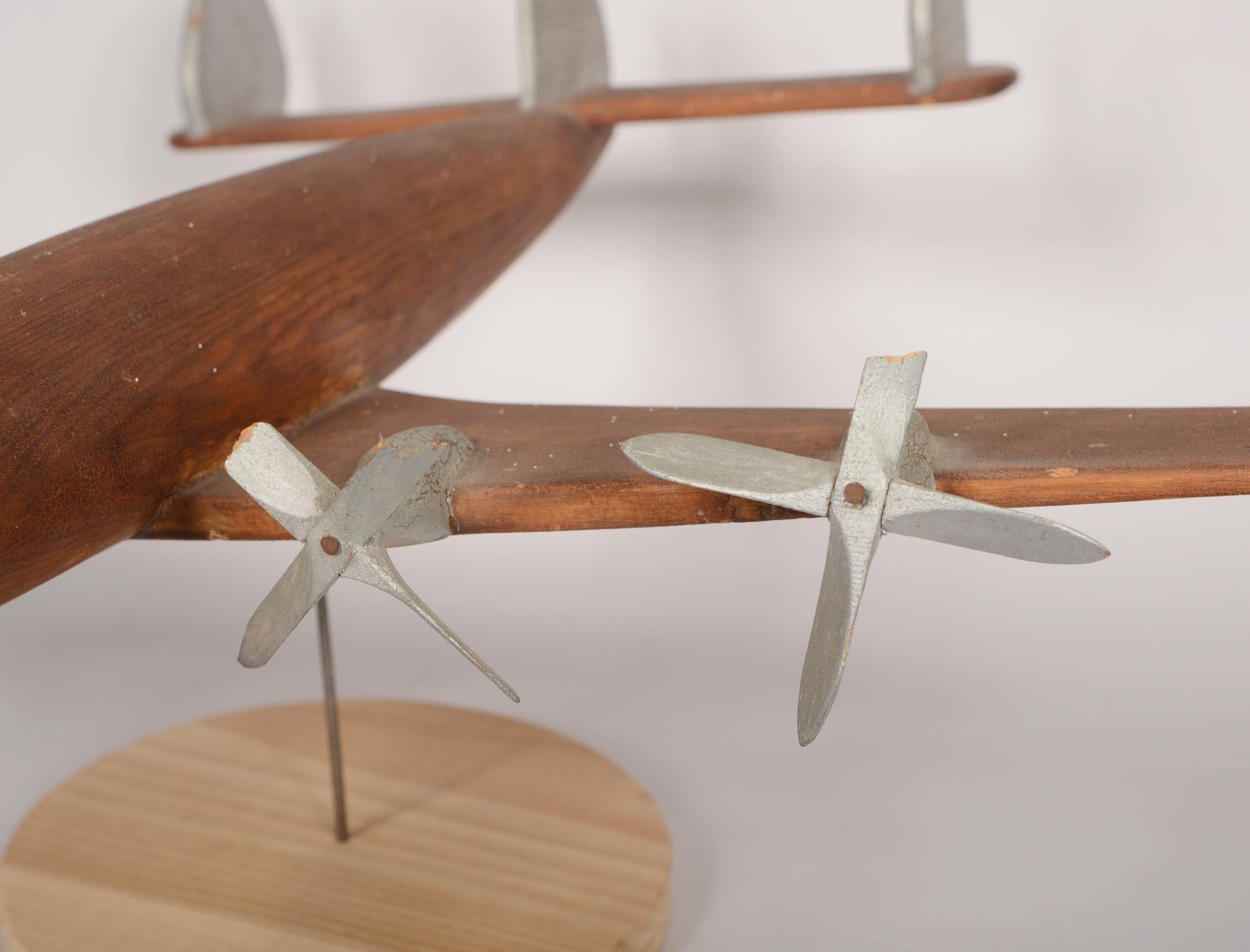 Folk Art Model of a Lockheed Constellation Airliner For Sale 4