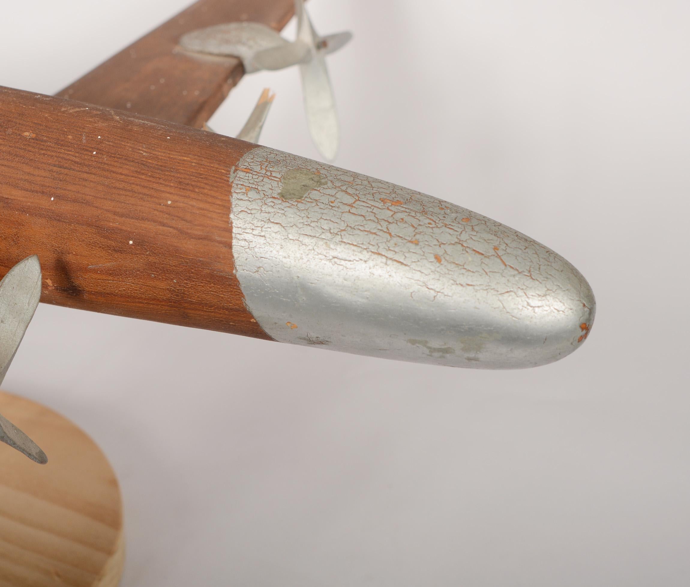 Folk Art Model of a Lockheed Constellation Airliner For Sale 6
