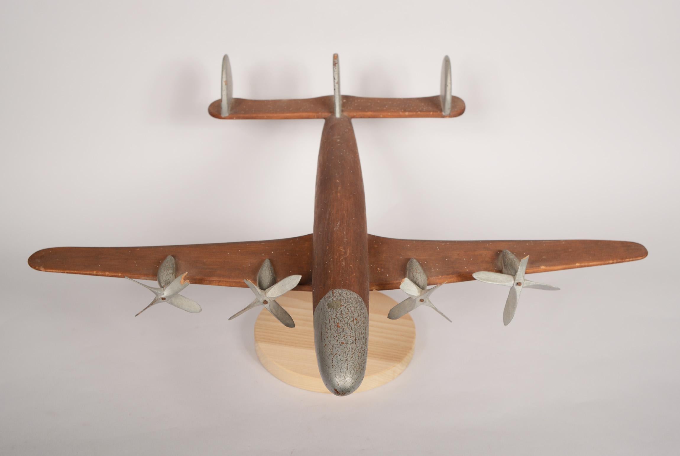 American Folk Art Model of a Lockheed Constellation Airliner For Sale