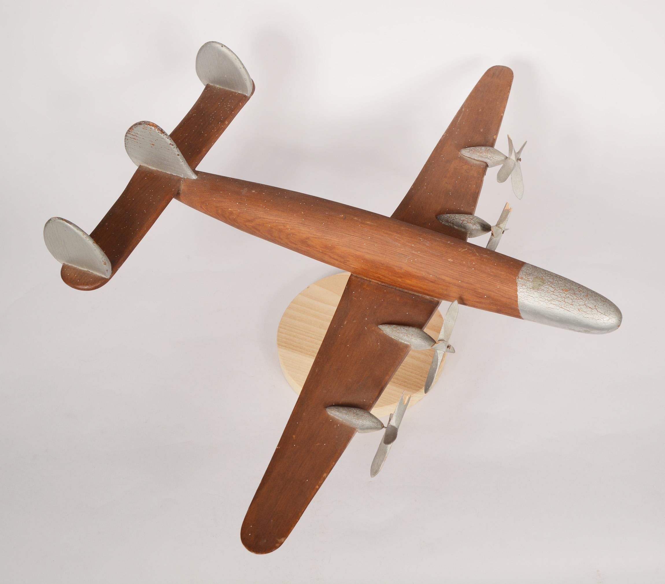 Folk Art Model of a Lockheed Constellation Airliner For Sale 1