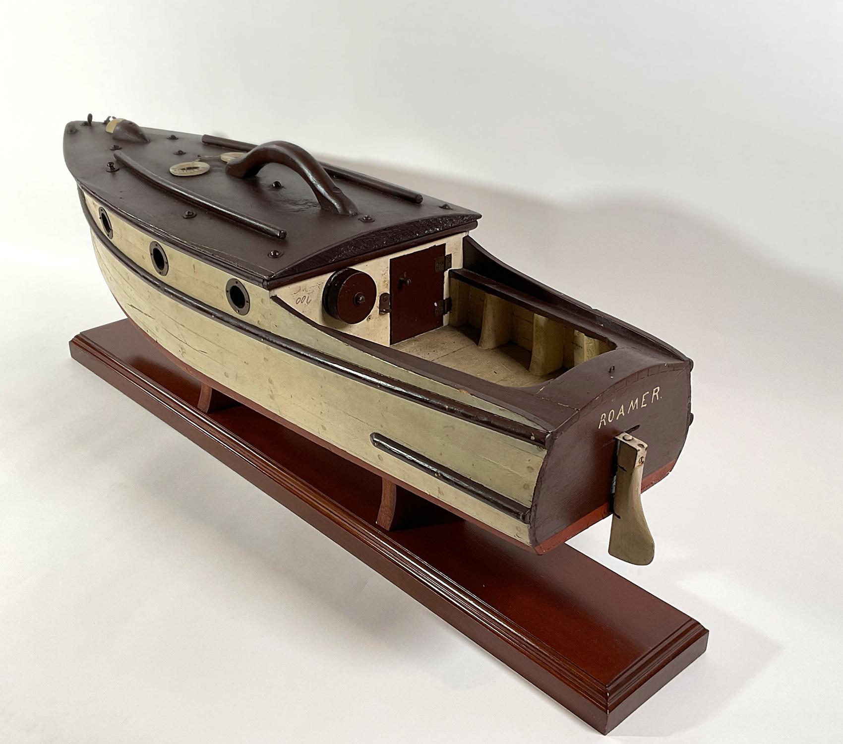 Folk Art Model of the Yacht Roamer For Sale 4